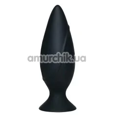 Анальна пробка Smile Pointer Large, чорна - Фото №1