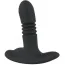 Анальная пробка с вибрацией и толчками XouXou Thrusting Vibrating Butt Plug, черная - Фото №1