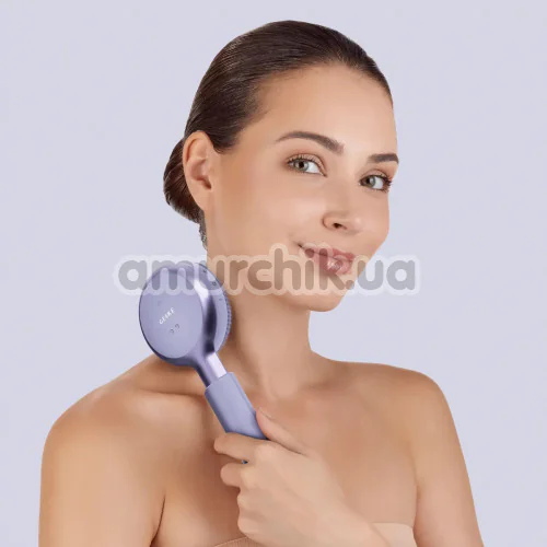 Звукова щітка для тіла Geske Sonic LED Full-Body Brush 9 in 1, бузкова