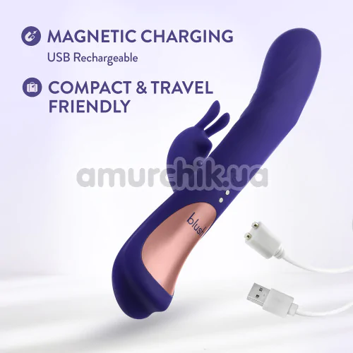 Вибратор Harper Rabbit Vibrator With Dual Stimulation, фиолетовый