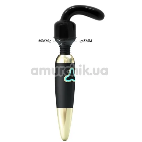Насадка для вібромасажерів Power Head G-Spot Pleaser Wand Massager Head, чорна