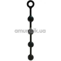 Анальные шарики Silicon Material Anal Beads 13, черные - Фото №1