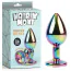 Анальная пробка с радужным кристаллом Matrix Mont Rainbow Gem Metal Plug M, радужная - Фото №5