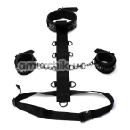 Бондажный набор Whipsmart Diamond Collection 3-piece Adjustable Body Harness Restraint, черный - Фото №1