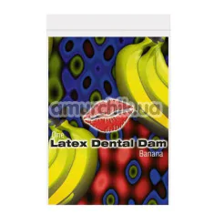 Серветка для орального сексу Trust Latex Dental Dam Banana - банан, 1 шт - Фото №1