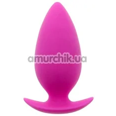Анальная пробка Bootyful Silicone Unisex Medium, розовая - Фото №1