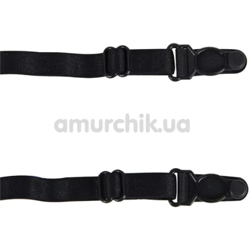 Боді з підв'язками для панчіх Star Night Love Affair Lace Bodysuit, чорне