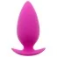 Анальная пробка Bootyful Silicone Unisex Medium, розовая - Фото №1
