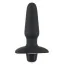 Анальная пробка с вибрацией Sweet Smile Rechargeable Butt Plug, черная - Фото №1