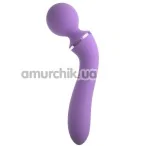 Универсальный вибромассажер Fantasy For Her Duo Wand Massage-Her, фиолетовый - Фото №1