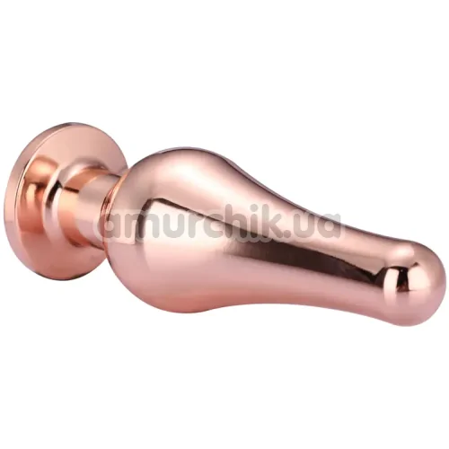 Анальная пробка с розовым кристаллом Gleaming Love Large Pleasure Plug, розовая