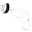 Ошейник с поводком DS Fetish Collar With Leash, белый