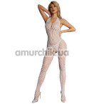 Комбинезон Star Night Glow In The Dark Sexy Fishnet Bodystockings, белый - Фото №1