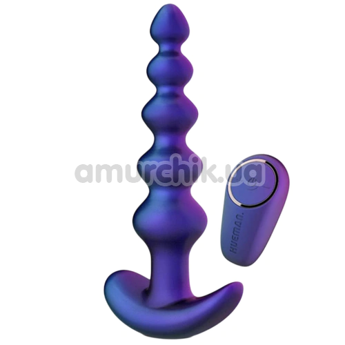 Анальный вибростимулятор Hueman Galaxy Force Anal Beads, фиолетовый - Фото №1