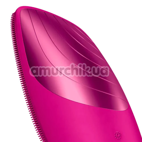 Ультразвуковая щетка для лица Geske Sonic Thermo Facial Brush 6 in 1, ярко-розовая