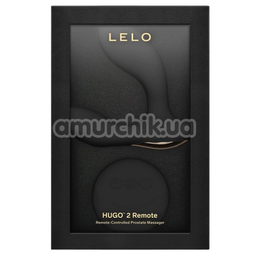 Вибростимулятор простаты для мужчин Lelo Hugo 2 Remote (Лело Хьюго 2 Ремоут), черный