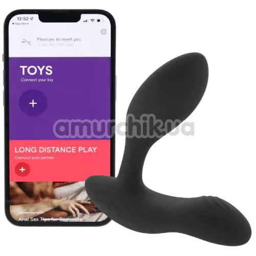Вибростимулятор простаты We-Vibe Vector+ (ви вайб вектор+ черный)