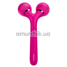 Ультразвуковой массажер Geske Sonic Facial & Body Roller 4 in 1, темно-розовый - Фото №1