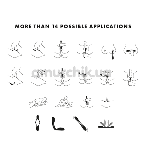 Вібратор Satisfyer Elastic Game, Battery Powered, бордовий