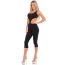Комбінезон One Shoulder Cropped Catsuit, чорний - Фото №2