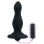 Анальная пробка с вибрацией Butt Plug With Sunction Cup, черная - Фото №2