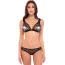 Комплект Naughty Knickers 2-Piece Bra and Panty Set, черный: бюстгальтер + трусики - Фото №1