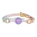 Кляп Liebe Seele Crystal Ball Gag Large, фіолетовий - Фото №1