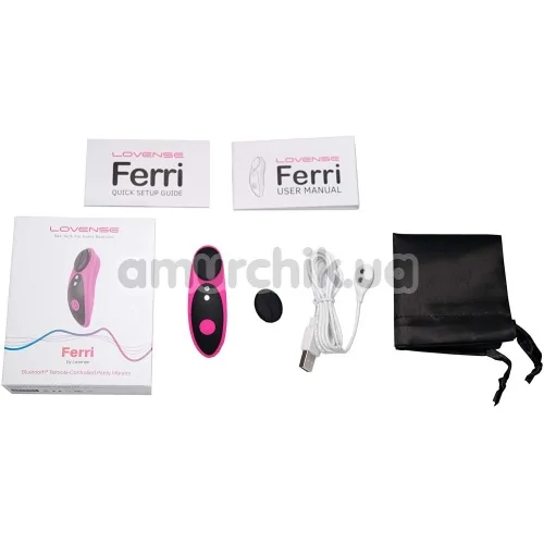 Клиторальный вибратор Lovense Ferri, розовый