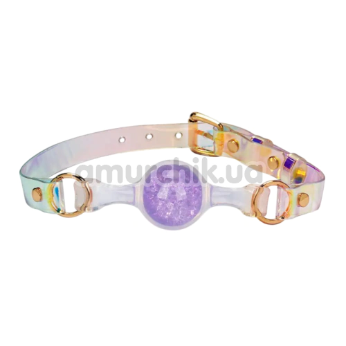 Кляп Liebe Seele Crystal Ball Gag Large, фіолетовий - Фото №1