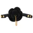 Кляп Taboom Dona Rose Ball Gag with Plug, черный - Фото №4