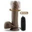 Вібратор X5+ 8 inch Gyrating Vibrating Cock, коричневий - Фото №3