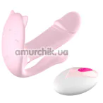 Вибратор для клитора и точки G с подогревом Crushious Fritz, светло-розовый - Фото №1