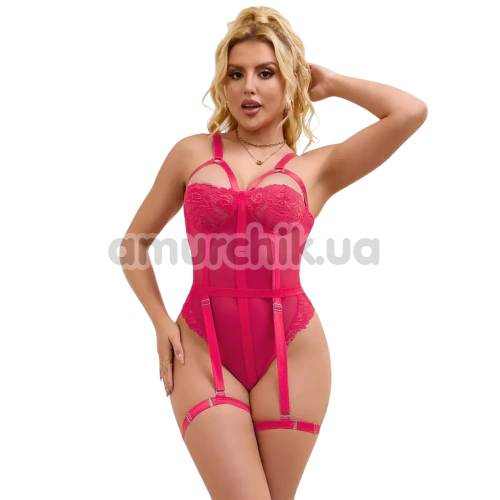 Боди Star Night Sexy Lace Strap Teddy, розовое