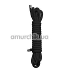 Веревка Ouch! Japanese Rope 5m, черная - Фото №1