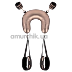 Фиксаторы для рук и ног Rosy Gold Nouveau Neck And Leg Sling Restraint Set, золотые - Фото №1