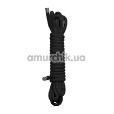 Веревка Ouch! Japanese Rope 5m, черная - Фото №1