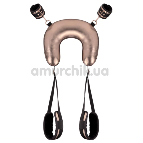 Фиксаторы для рук и ног Rosy Gold Nouveau Neck And Leg Sling Restraint Set, золотые - Фото №1