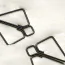 Зажимы для сосков Lockink Minimalism Metal Nipple Clamps, серебряные - Фото №12