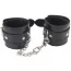Наручники Behave! Luxury Fetish Obey Me Leather Hand Cuffs, чорні - Фото №1