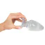 Анальна пробка Crystal Clear Big Plug 12.2, прозора - Фото №7