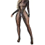 Комбінезон Star Night Leopard Net Bodystocking, чорний - Фото №6