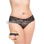 Трусики-стринги G-String Plus Size черные (модель 2420) - Фото №1