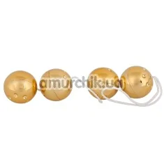 Вагінальні кульки Orgasmuskugeln Gold 4er - Set - Фото №1