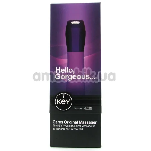 Вибратор KEY Ceres Original Massager, фиолетовый