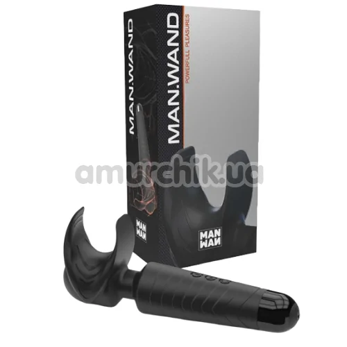 Мастурбатор з вібрацією Man Wan Man Wand, чорний