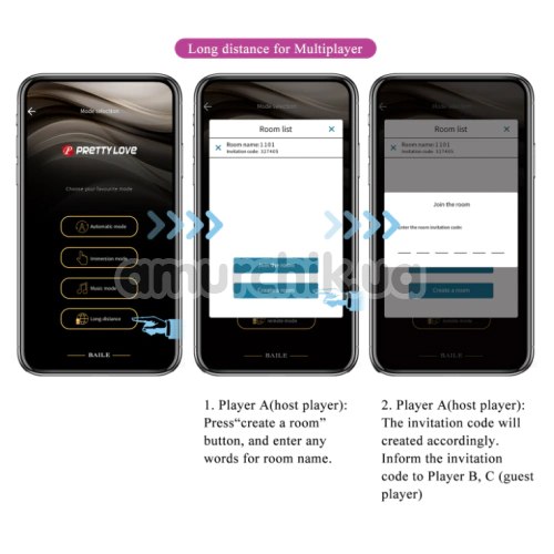 Вибратор для точки G и клитора Pretty Love Hazelynn, розовый