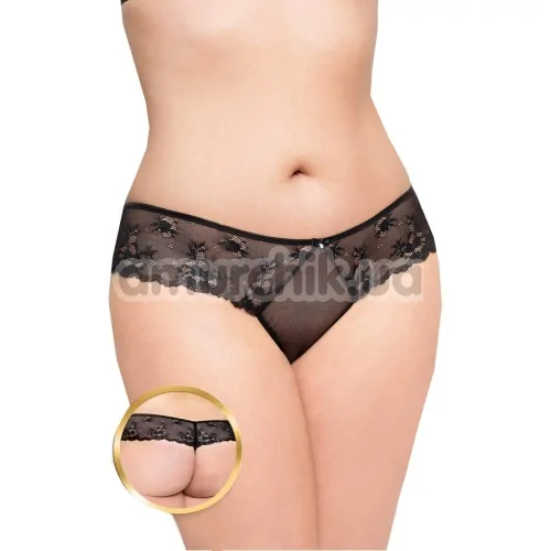 Трусики-стринги G-String Plus Size черные (модель 2420)