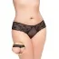 Трусики-стринги G-String Plus Size черные (модель 2420)