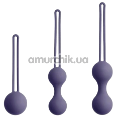 Набор вагинальных шариков So Divine Kegel Ball Training Set, фиолетовый - Фото №1