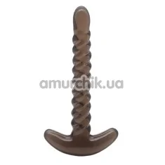 Анальна пробка Menz Stuff Soft Twist, сіра - Фото №1